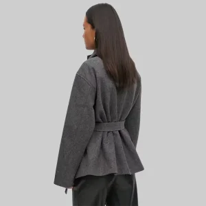 Gina-Tricot-High-Neck-Short-Grey-Jacket