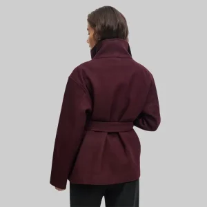 Purple-High-Neck-Short-Jacket-Gina-Tricot