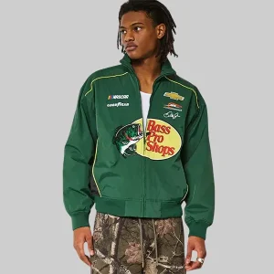 Hollister Bass Pro Shops Racing Green Jacket.