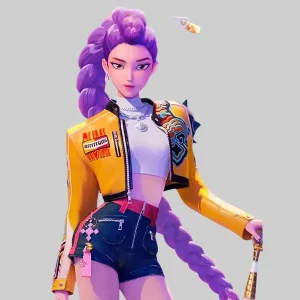 KPop_Demon_Hunters_Rumi_Leather_Yellow_Jacket