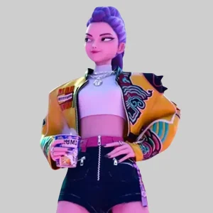 KPop Demon Hunters Rumi Leather Jacket