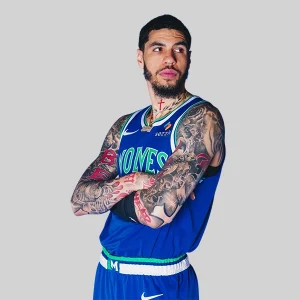 Men's Blue Lamelo Ball Timberwolves Jersey For Sale