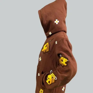 Minecraft-Hoodie-Brown-Bee.