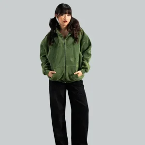 Unisex-Minecraft-Sketch-Green-Hoodie