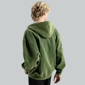 Minecraft-Sketch-Zipper-Green-Hoodie