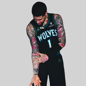 Minnesota Timberwolves New Jersey In Black