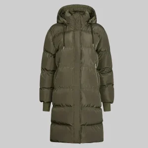 Neo_Noir_Lucette_Puffer_Jacket_Coat_In_Green