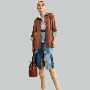 Sezane Suede Jacket