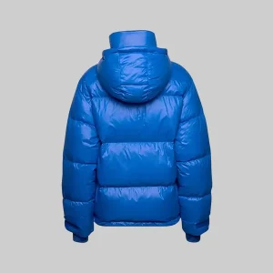 Svea_Blue_Down_Hooded_Puffer_Jacket