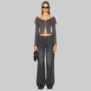 Superdown-Noa-Sweater-folded-Collar