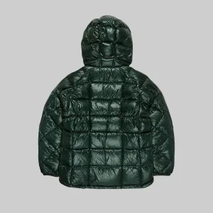 and_wander_diamond_stitch_Green_down_Puffer_jacket_In_Green