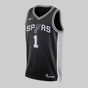 Unisex-San-Antonio-Spurs-Victor-Wembanyama-Nike-Black-Swingman-Jersey-Icon-Edition