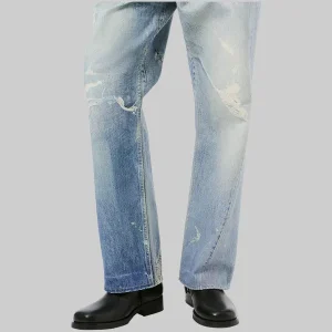 our legacy third cut Digital Denim Print jeans blue