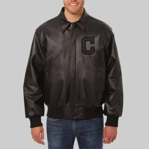 Cleveland Guardians Leather Jacket