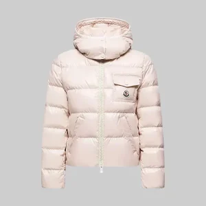 Moncler Gles Short Down Jacket Pink.
