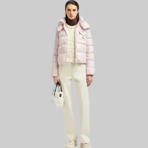 Pink Moncler Puffer Jacket