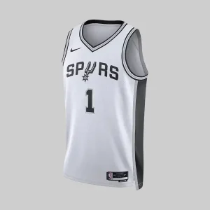 Unisex-San-Antonio-Spurs-Victor-Wembanyama-Nike-White-Swingman-Jersey-Association-Edition