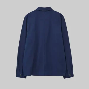 Hunter-2026-Movie-72-Hours-Ben-Marshall-Blue-Cotton-Workwear-Jacket.