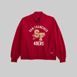Abercrombie-San-Francisco-49ers-Sunday-Oversized-Funnel-Neck-Sweatshirt-Red