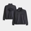 Abercrombie 49ers YPB neoKNIT MAX Half-Zip Sweatshirt