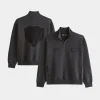 Abercrombie Bears YPB neoKNIT MAX Half-Zip Sweatshirt