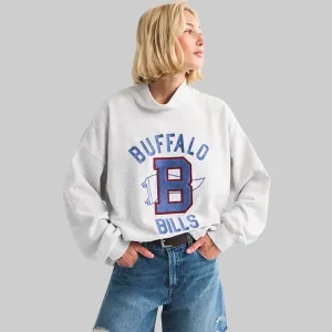 Abercrombie Buffalo Bills Funnel Neck Sweatshirt