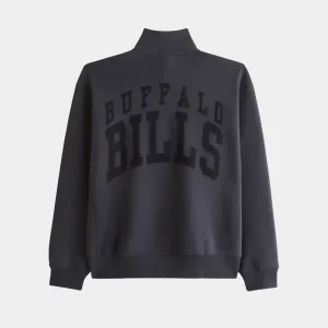 Buffalo-Bills-Abercrombie-YPB-neoKNIT-MAX-Half-Zip-Sweatshirt-Black