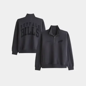 Abercrombie Buffalo Bills YPB neoKNIT MAX Half-Zip Sweatshirt