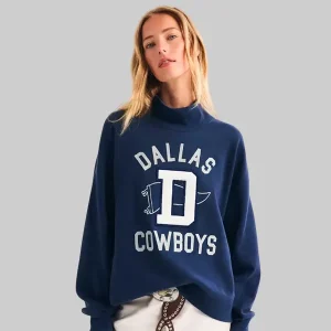 Abercrombie Cowboys Funnel-Neck Sweatshirt