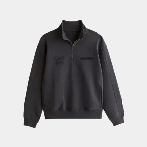 Mens-Las-Vegas-Raiders-Abercrombie-Fitch-Black-YPB-neoKNIT-MAX-Half-Zip-Top