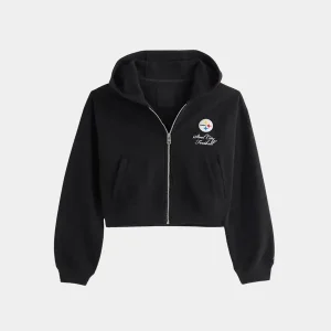 Womens-Pittsburgh-Steelers-Abercrombie-Fitch-Black-YPB-On-The-Go-6AM-Full-Zip-Hoodie