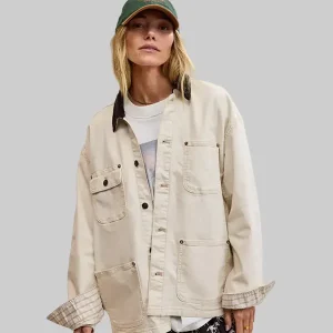 Aerie-Barn-White-Denim-Jacket