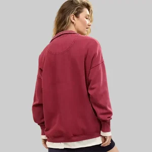 Aerie-Quarter-Snap-Sweatshirt-Cherry