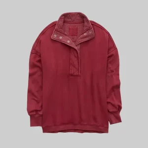Aerie-Getaway-Quarter-Snap-Oversized-Sweatshirt-Cherry.