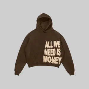 Y2k-All-We-Need-Is-Money-Hoodie-Brown.