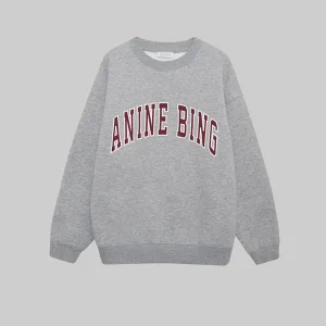 Anine-Bing-Spencer-Sweatshirt-Grey