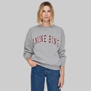 Anine-Bing-Grey-Sweatshirt