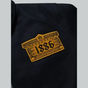 Arsenal-x-Aries-Black-Bomber-Jacket.