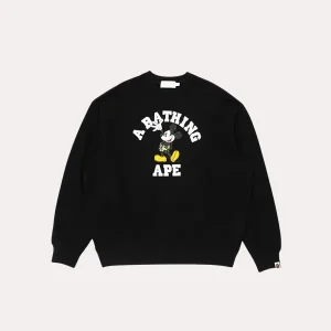 BAPE x Disney Mickey Mouse Crewneck Sweatshirt