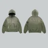 BTS Arirang Tour Green Zip-Up Korea Hoodie