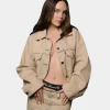 Belinda Levi’s Beige Denim Trucker Jacket