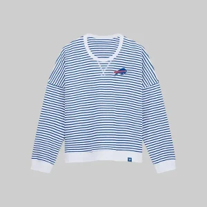 Buffalo Bills Striped French Terry Sweatshirt