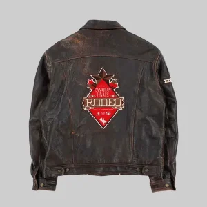 Canadian-Finals-Rodeo-Brandon-Vintage-Frontier-Rodeo-Brown-Leather-Jacket.