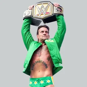 Minnesota-North-Stars-CM-Punk-Green-Jacket.