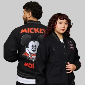 Cakeworthy Disney Mickey Mouse Vampire Varsity Jacket