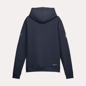 Mens-Nike-Navy-Charcoal-Chicago-Bears-Sideline-Standard-Issue-Top-Prospect-Dri-FIT-Hoodie