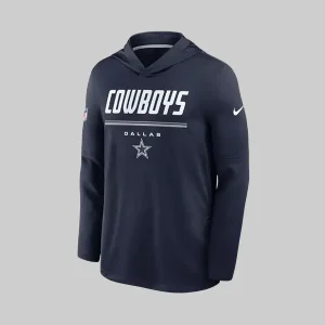Dallas-Cowboys-Nike-Sideline-Game-On-Lightweight-Long-Sleeve-Hooded-Dri-FIT-Top-Navy