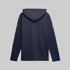 Mens-Nike-Navy-Denver-Broncos-Sideline-Game-On-Lightweight-Long-Sleeve-Hooded-Dri-FIT-Top
