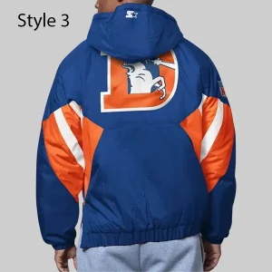 Starter-Denver-Broncos-Mens-Blue-Retro-The-Line-Up-Pullover-Jacket
