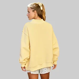Dilly-Dally-Yellow-Mock-Neck-Sweatshirt